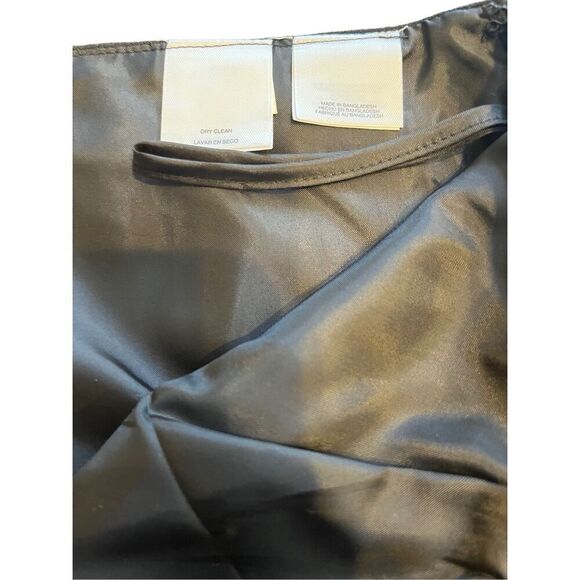 NWT SZ 16 Kasper Pencil Skirt in BLACK Front/Back Double Seamed Detail and Back - Picture 9 of 12